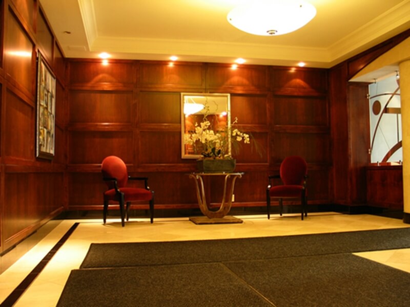 Concierge security operatives offer security and customer services in reception spaces of commercial and residential buildings.